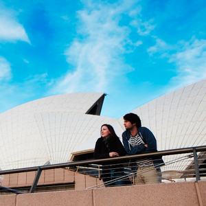 Some dudes by the Opera House